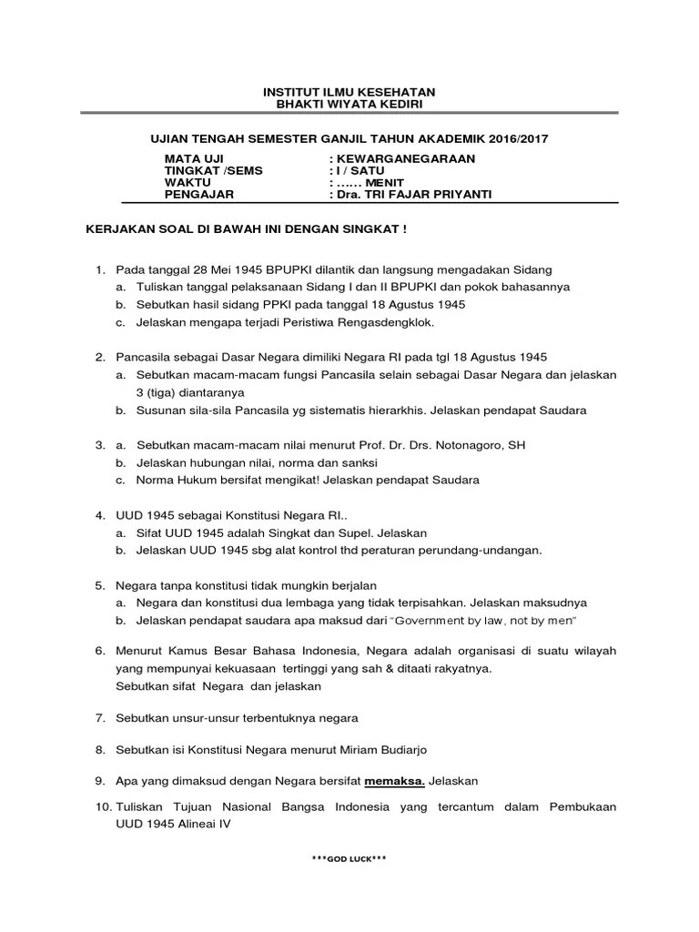 Sebutkan Tujuan Nasional Yang Tercantum Dalam Pembukaan Uud 1945 - Coba  Sebutkan