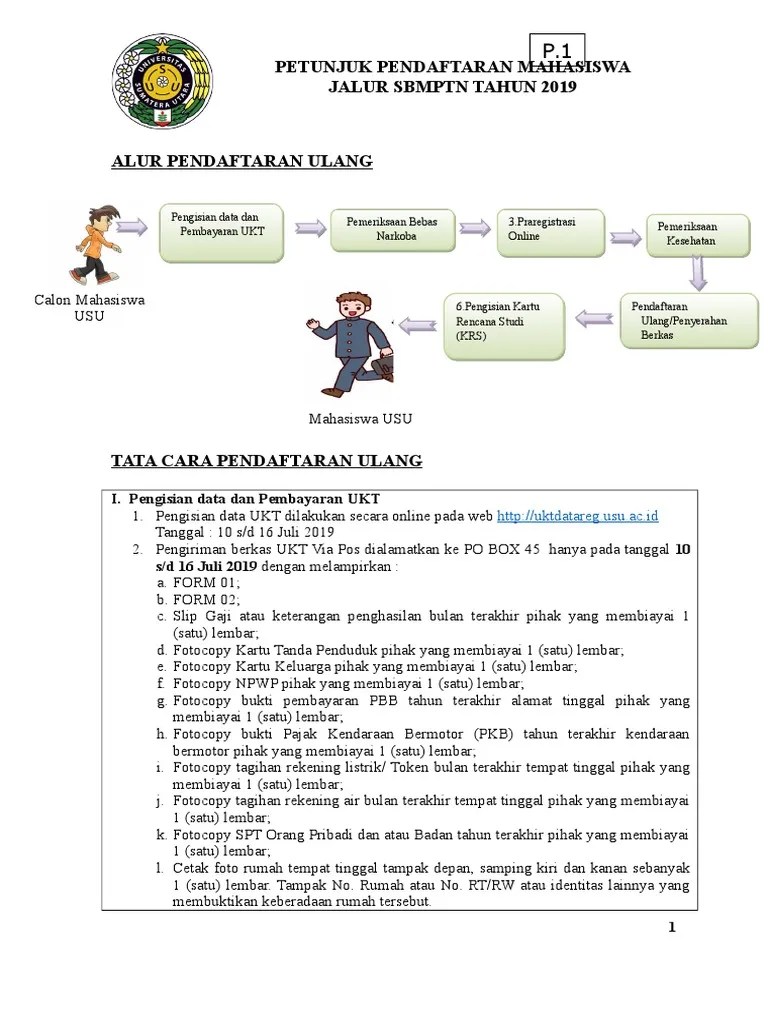 Kartu tanda peserta sbmptn 2021 yang telah . Tata Cara Pendaftaran Sbmptn Pdf