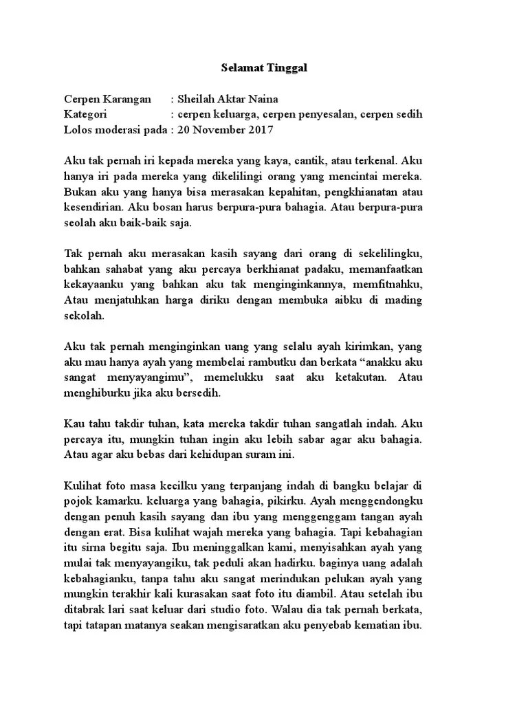 Cerpen Keluarga Bahagia – Gambaran