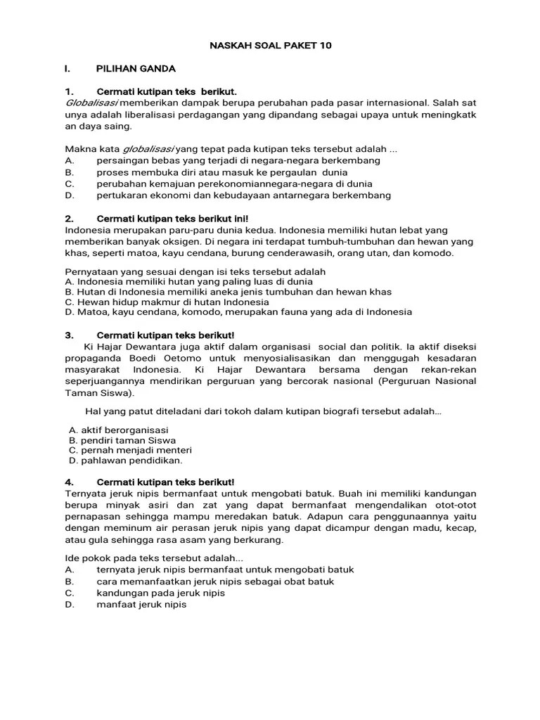 Konsep geografi yang berkaitan dengan fenomena tersebut adalah. Usbn Pdf