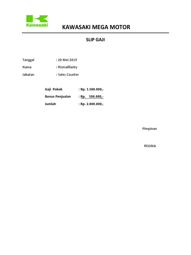 Slip Gaji KW | PDF