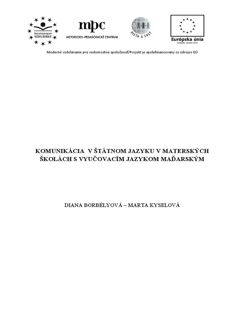Rosypala múku s vreckom [:počkaj, počkaj, babka stará. Allamnyelv Oktatasa Az Ovodaban Pdf