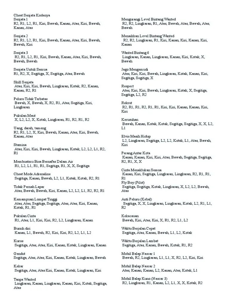 Kode cheat gta sa ps2 selanjutnya berkaitan dengan polisi. Kode Gta Ps2 Full Free Delivery Cinifobi Com Br