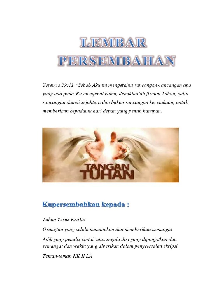 Halaman Persembahan | PDF