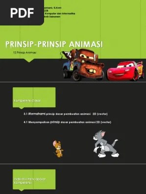 Animasi 2d dalam ruang 3d6. Prinsi Prinsip Animasi Media Pemnbelajaran Pdf