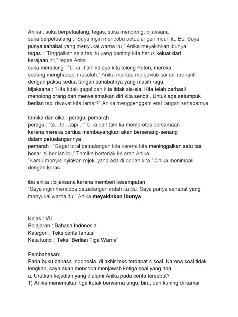 Pesan Apa Yang Disampaikan Pengarang Melalui Ceritanya