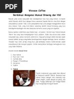 Materi Manual Brewing | PDF