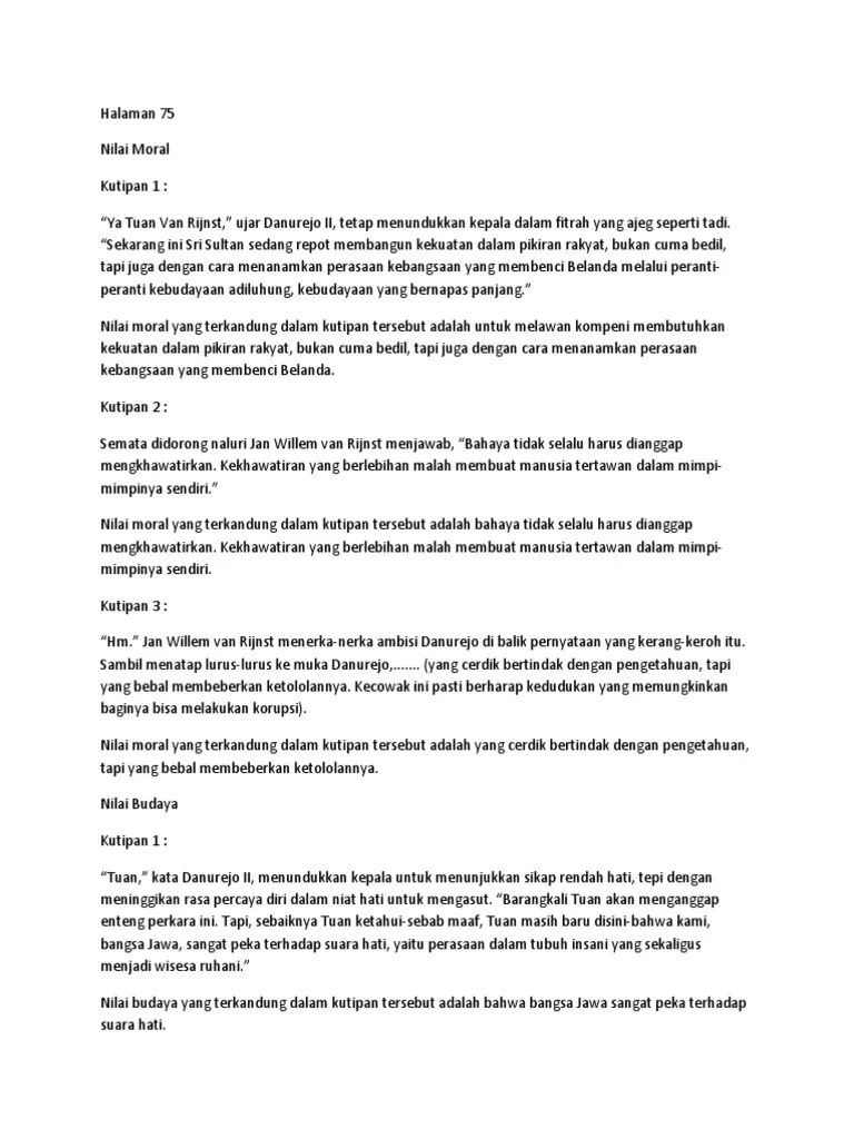 Nilai Kehidupan Pangeran Diponegoro | PDF