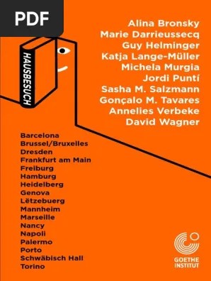 Online-goethe-Institut-hg. Hausbesuch Anthologie Frohmann 201711 | PDF