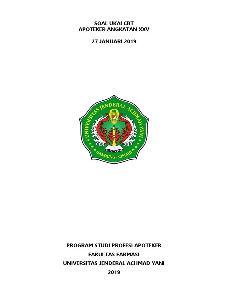 More documents from &quot;vivian yulias sabela&quot; Soal Ukai Cbt Apt 25 2