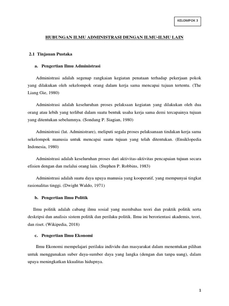 Ilmu Administrasi | PDF
