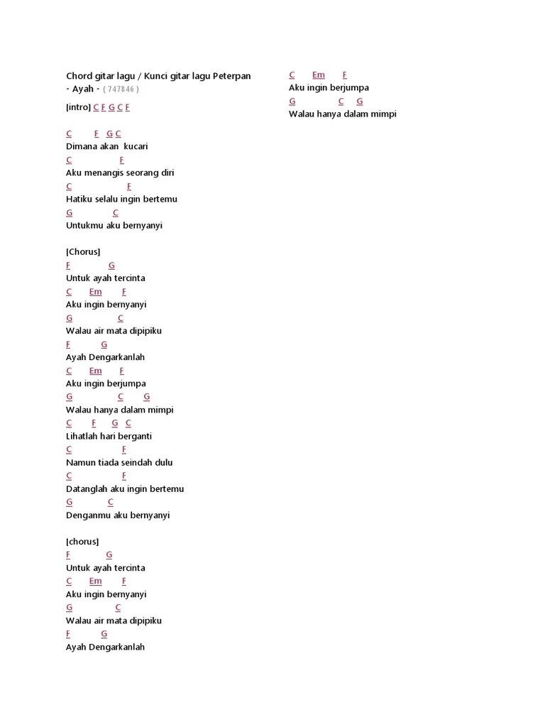 Chord Gitar Lagu | PDF