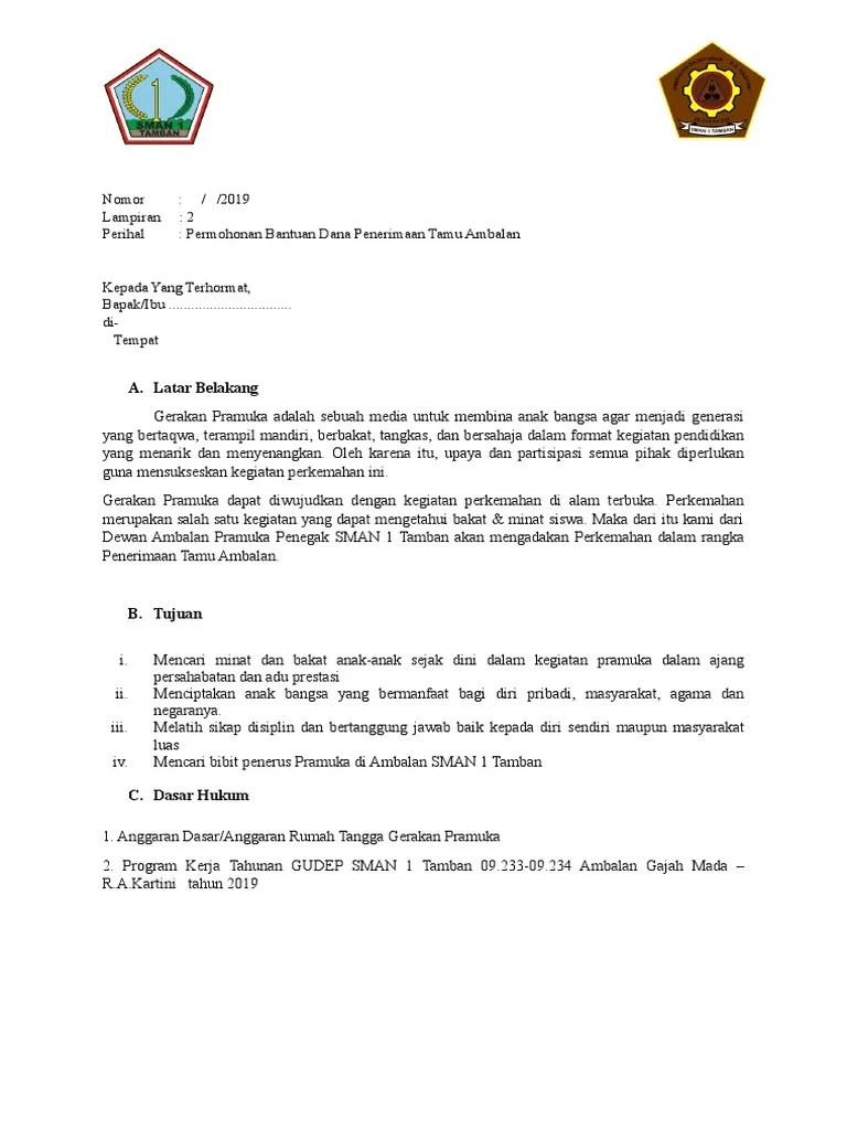 Sehubungan dengan pelaksanaan kegiatan perkemahan jum'at sabtu dalam rangka pta (penerimaan tamu ambalan) octopussy team scout yang insya . Penerimaan Tamu Ambalan Smata Pdf