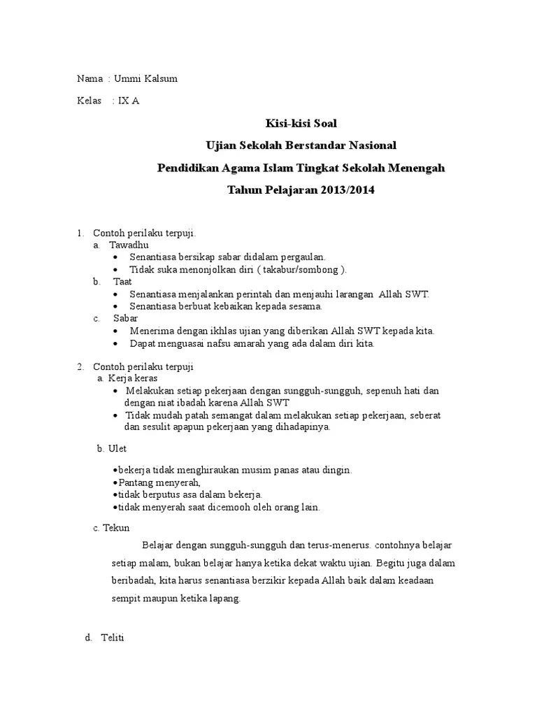 AGAMA Ummi New | PDF