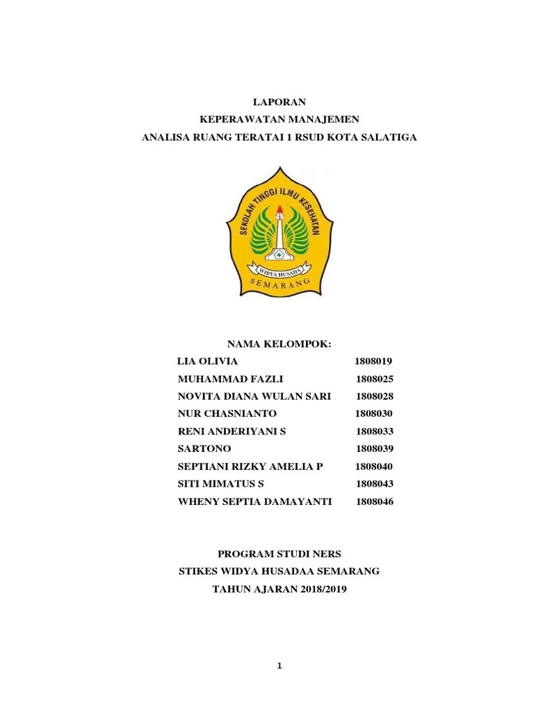 Pekerjaan yg dpt dibawa pulang salatiga. Laporan Manajemen Rsud Salatiga