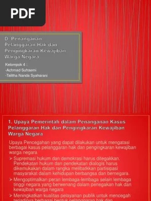PPKN Kelompok 4 | PDF