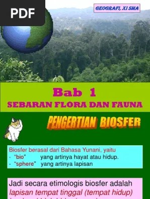 Bab I. Biosfer | PDF