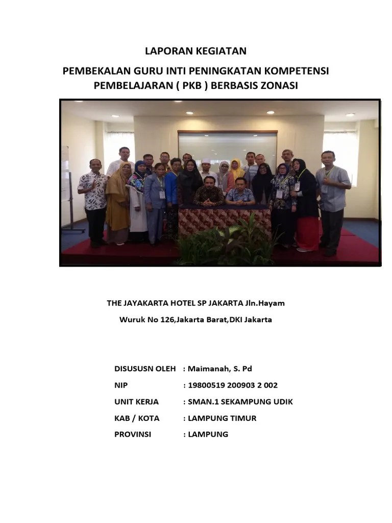 Pelaksanaan program pkp berbasis zonasi dirancang dalam bentuk pelatihan. Laporan Kegiatan Pkp Ok Pdf
