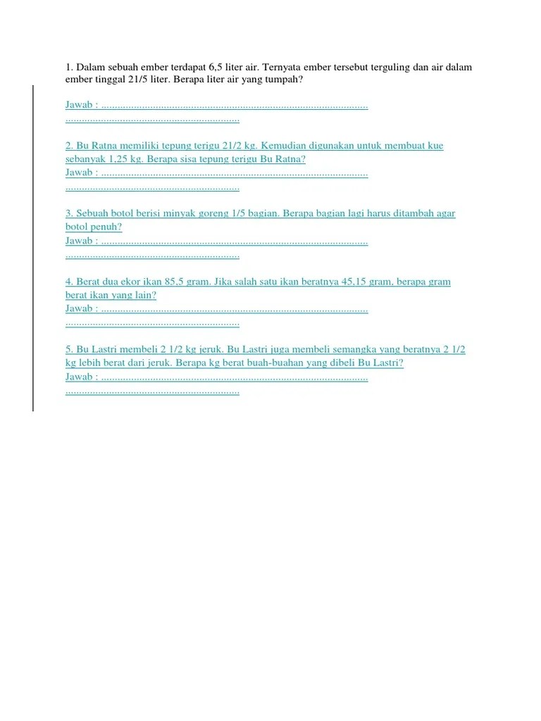 5 Liter Berapa Kilogram