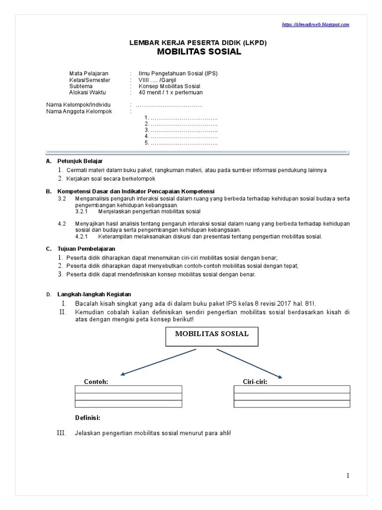 Simak dan download berikut ini referensi pembelajaran dengan menggunakan media powerpoint untuk mata pelajaran ips smp lengkap untuk kelas 7, 8, dan 9. Lkpd Materi Ips Kelas 8 Pdf