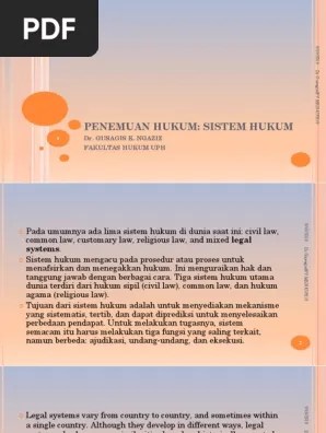 Rv. 2019.hari Ketiga - Sistem Hukum | PDF