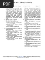 Soal SBMPTN Bahasa Indonesia 2014 | PDF