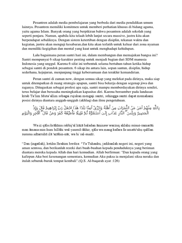 Teks Pidato Jadi | PDF