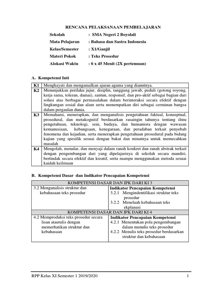 11.2 RPP Teks Prosedur-STEM | PDF