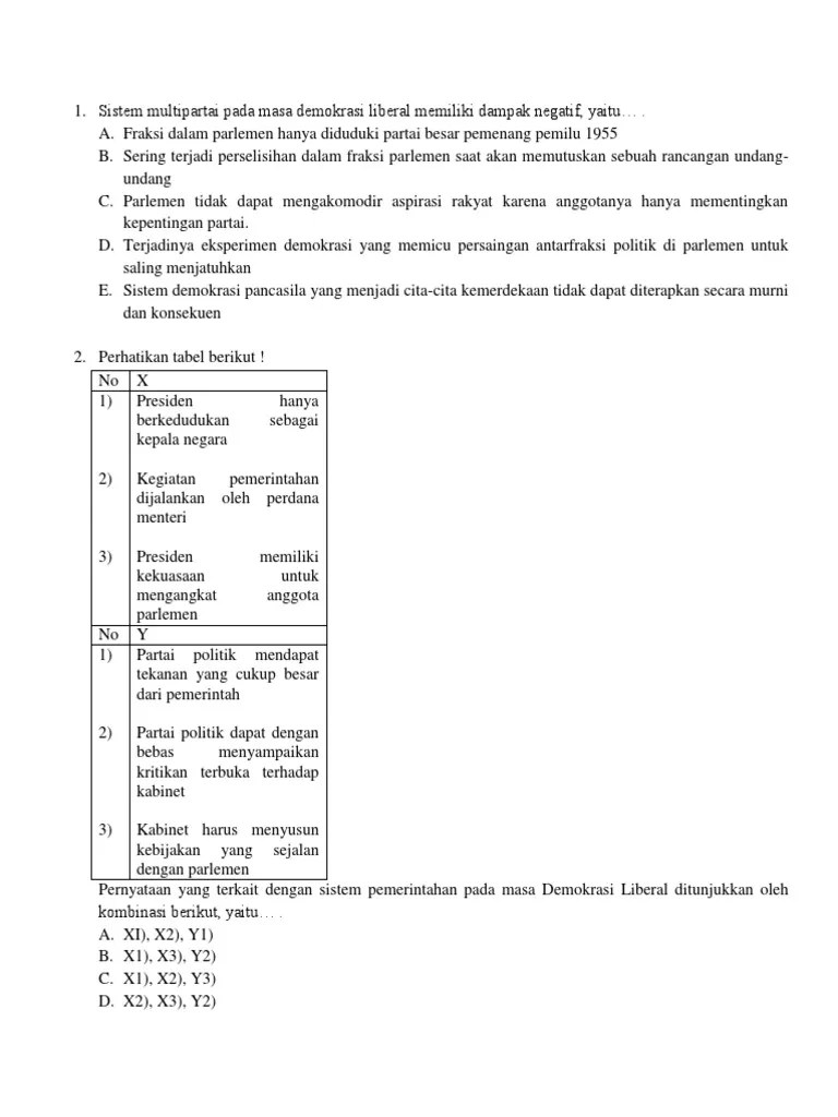 Pada pemerintahan tahun 1945 nkri menggunakan uud 1945, namun dalam prakteknya digunakan model demokrasi……. Sej Indo Xii Pdf