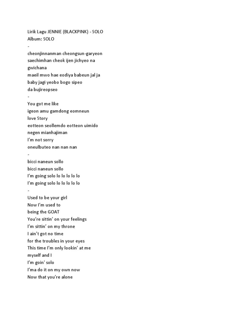 Not Pianika Jennie Solo - Revisi Id