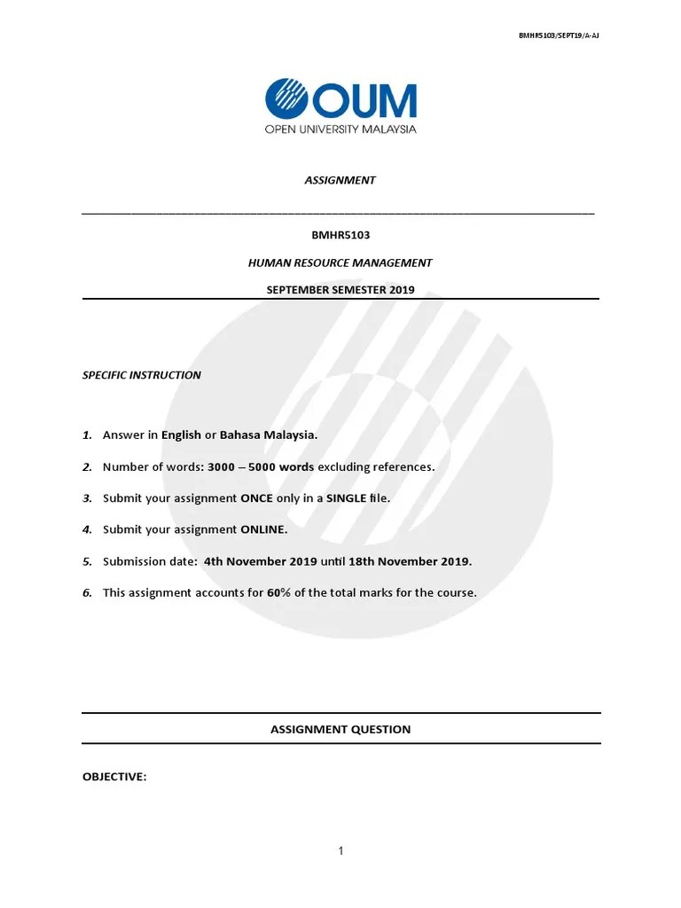The malaysian administrative modernisation and management planning unit. Mhrm Question American Psychological Association Expert