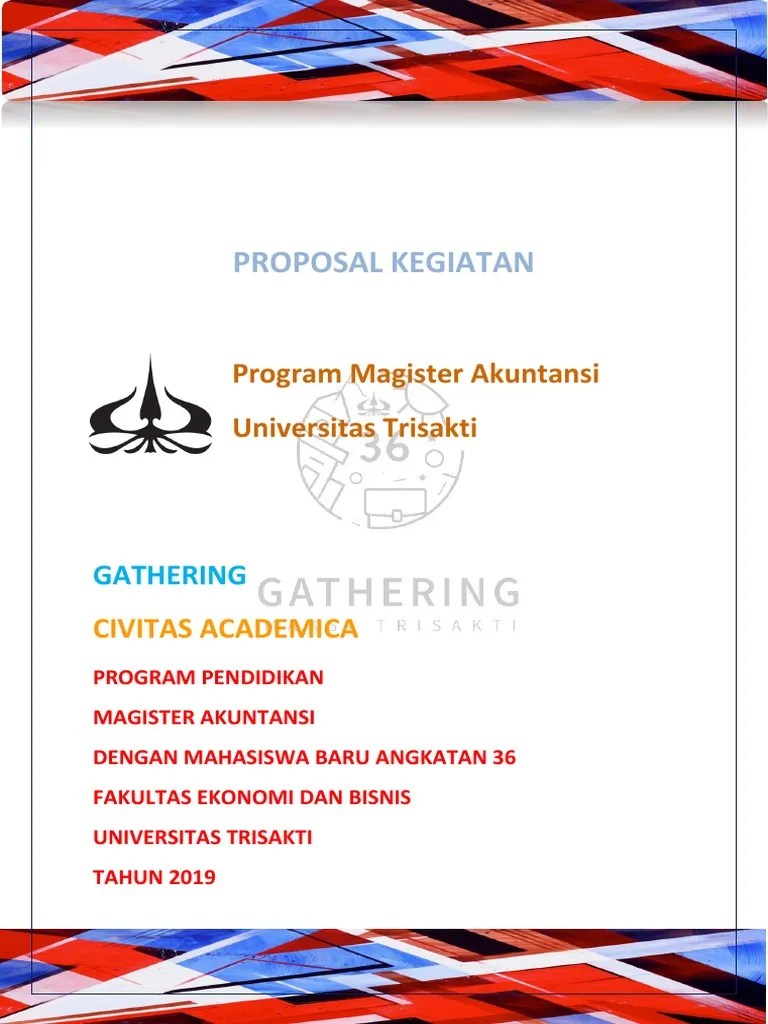 Contoh proposal gathering perusahaan 2019. Contoh Proposal Gathering Pdf