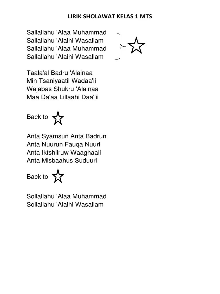 ﺃﻧﺖ ﺇﮐﺴﻴﺮ ﻭﻏﺎﻟﻲ anta iksîrun wa ghôlî engkau bagaikan emas murni yang mahal harganya. Lirik Sholawat Slow Pdf