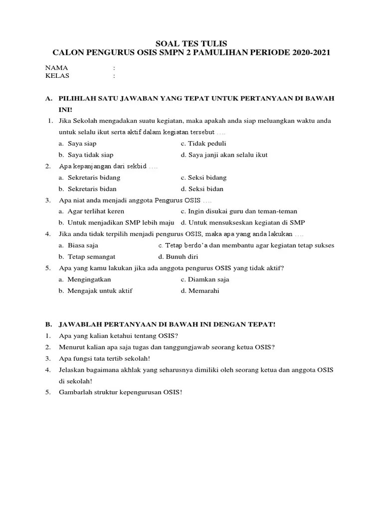 We did not find results for: Soal Dan Jawaban Seleksi Osis Cara Golden