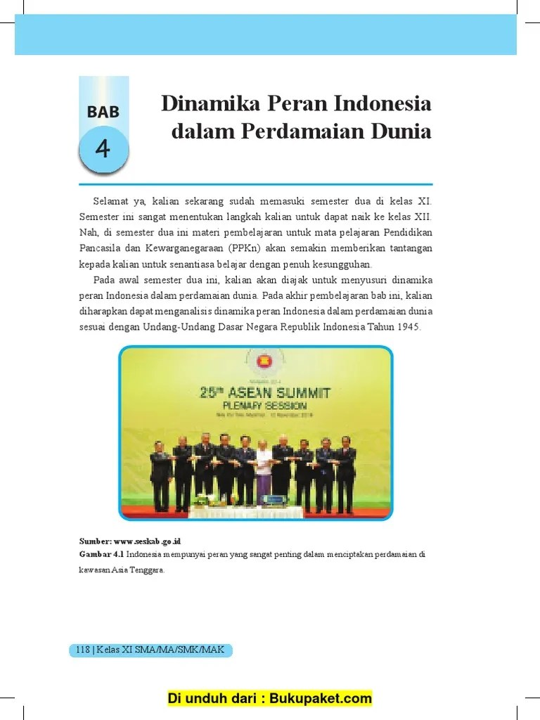 Peran Indonesia Dalam Perdamaian Dunia | PDF
