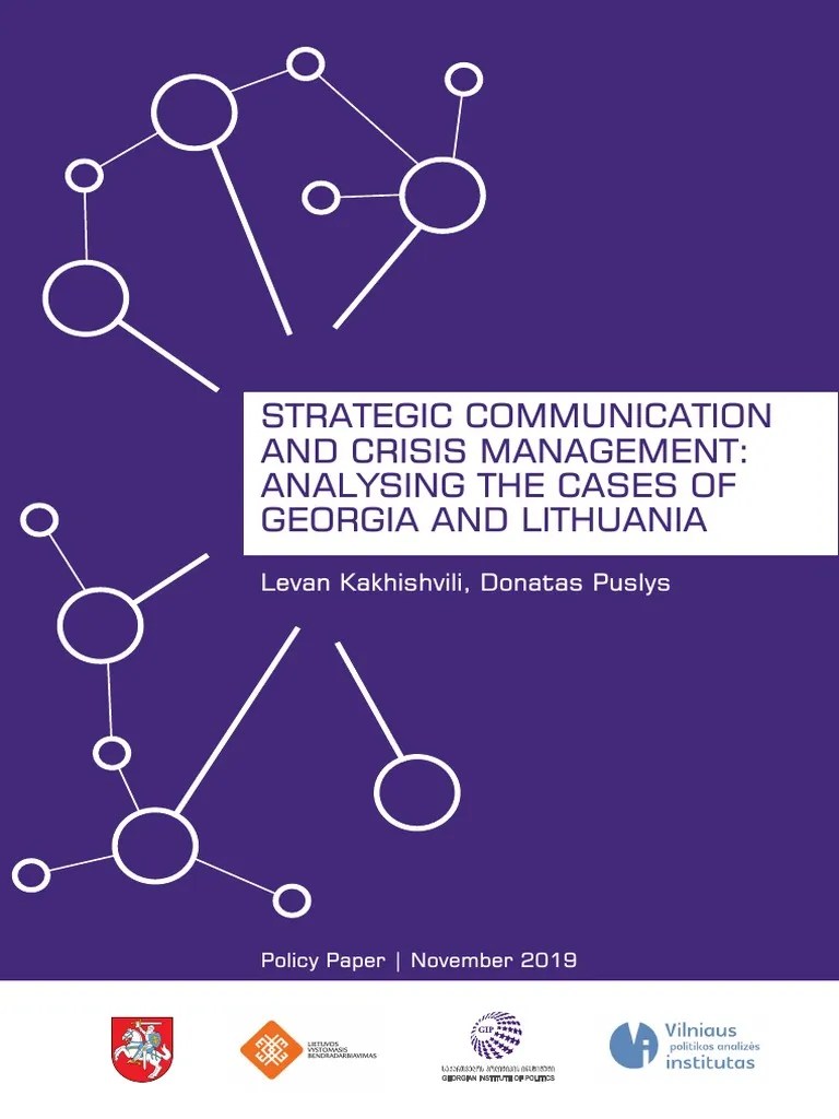 21 kunci jawaban tema 2 kelas 6 uts gif. Strategic Communication And Crisis Management Analysing The Cases Of Georgia And Lithuania Georgia Country Crisis Management