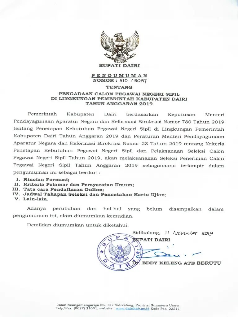 Juli sampai september, setelah skd cpns. Dairi Pdf