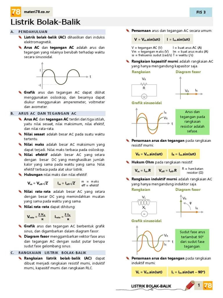 Listrik Bolak-Balik | PDF