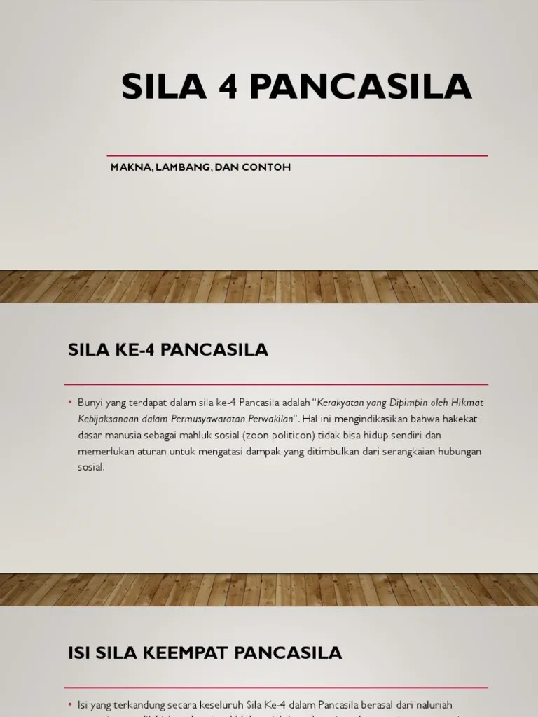Sila 4 Pancasila