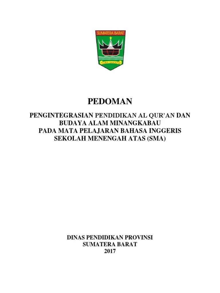 Pedoman Integrasi BHS Inggris Sma PDF | PDF