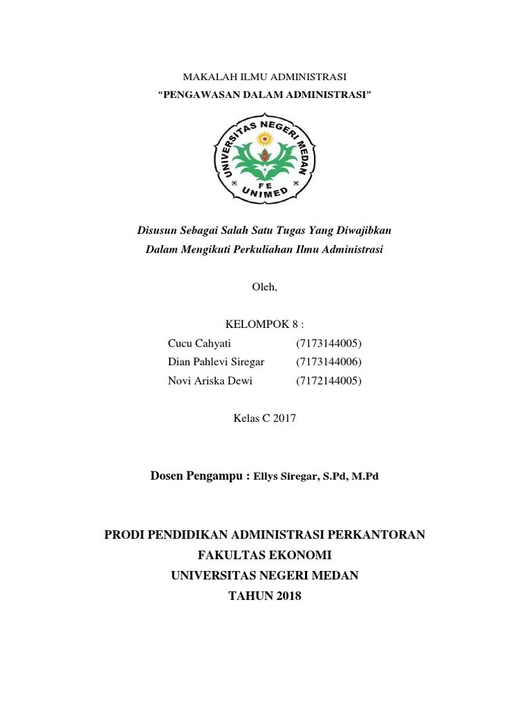 Makalah Kelompok 8 Pengawasan | PDF