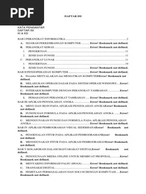 Buku Informatika Kelas 7 | PDF