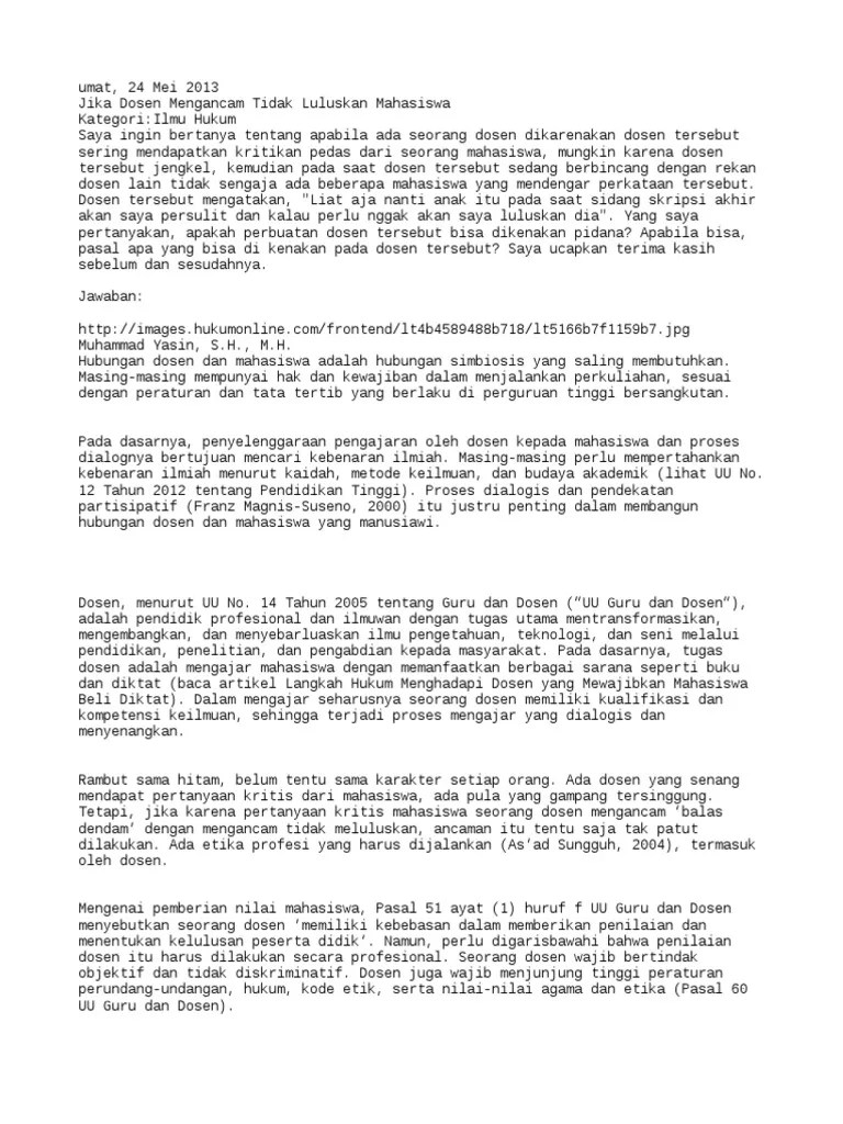 Dalam garis besarnya dalam proses persidangan pidana pada peradilan tingkat pertama di. I Pdf