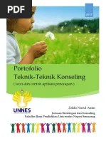 Portofolio Teknik-Teknik Konseling Teori PDF | PDF