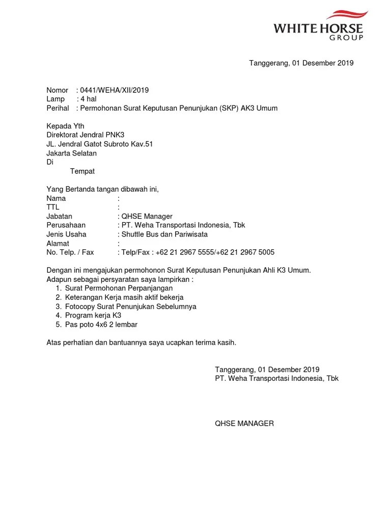 Kami dapat membantu perpanjangan skp ahli k3 umum anda. Pengajuan Skp Pdf