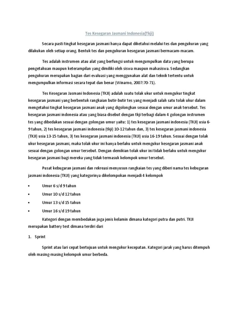 Pengertian TKJI | PDF