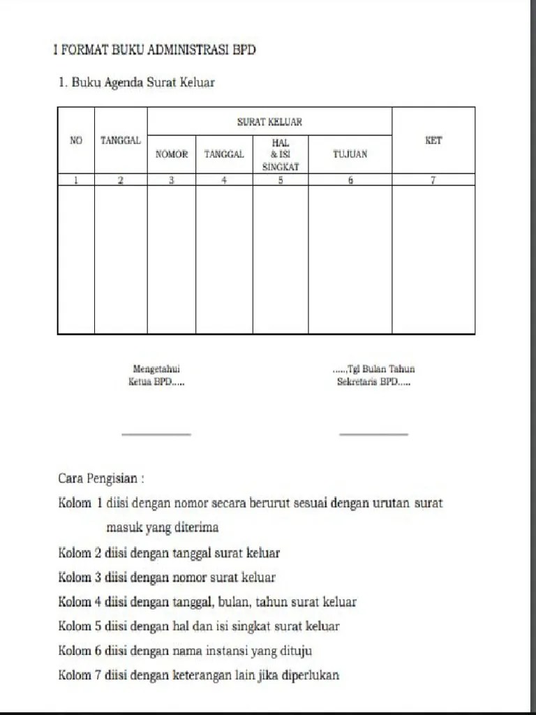 Contoh Buku Surat Masuk Dan Surat Keluar - Nusagates