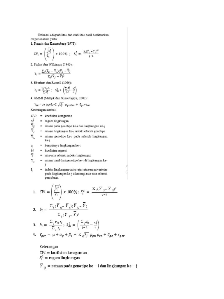 Rumus Stabilitas To Mamah Nita | PDF