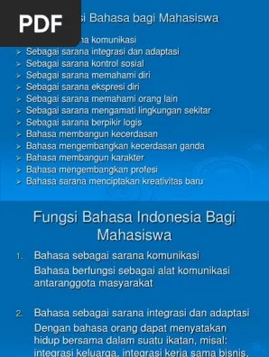 Fungsi Bahasa | PDF