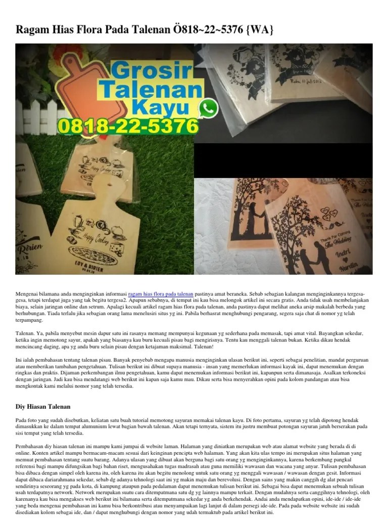 Ragam Hias Flora Pada Talenan 0818 - 22 - 5376 (Whatsapp) | Pdf 1024_X_768_jpg